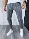 Pantaloni barbati casual regular fit gri B1644 2-4 E